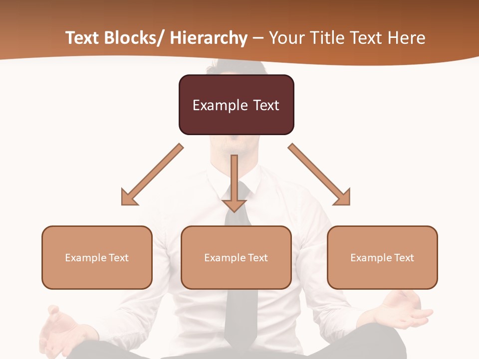 Relax Young Isolated PowerPoint Template