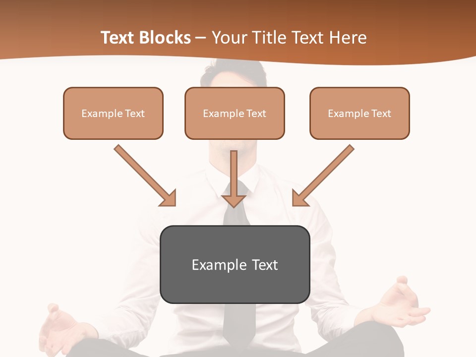 Relax Young Isolated PowerPoint Template