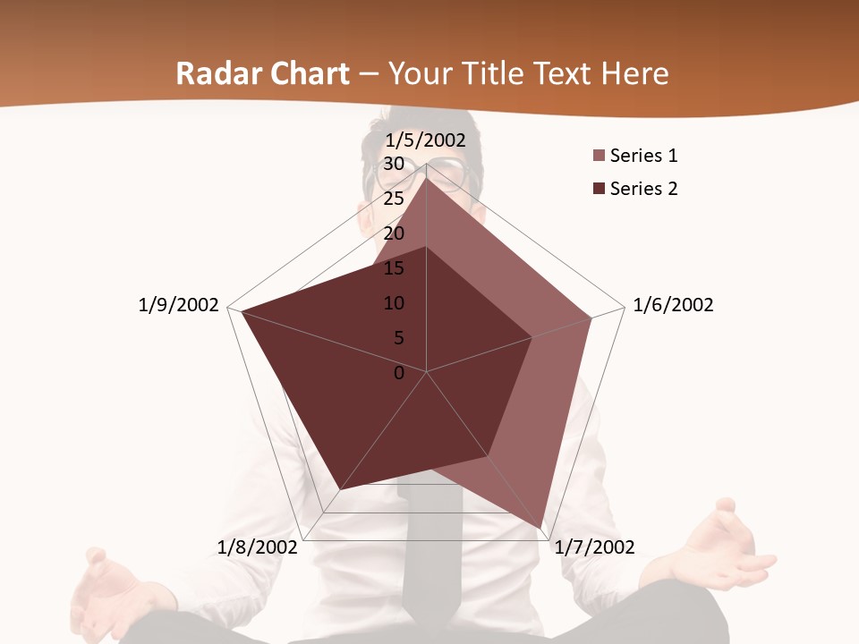 Relax Young Isolated PowerPoint Template