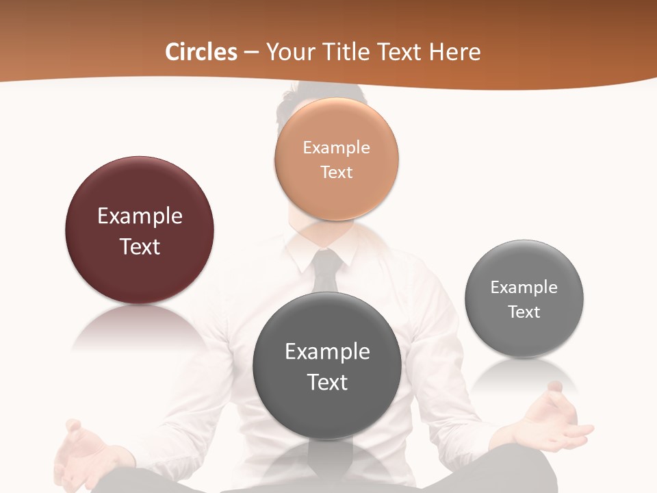 Relax Young Isolated PowerPoint Template