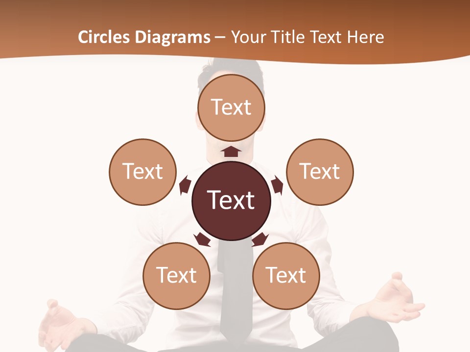 Relax Young Isolated PowerPoint Template