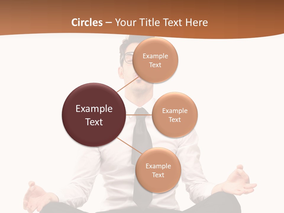 Relax Young Isolated PowerPoint Template