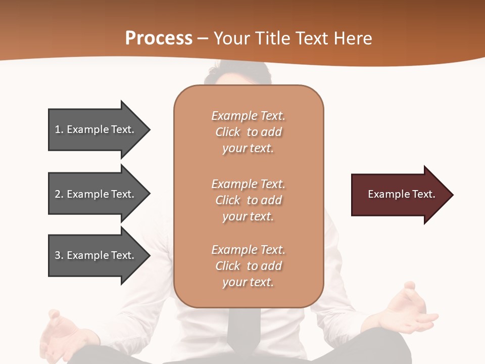 Relax Young Isolated PowerPoint Template