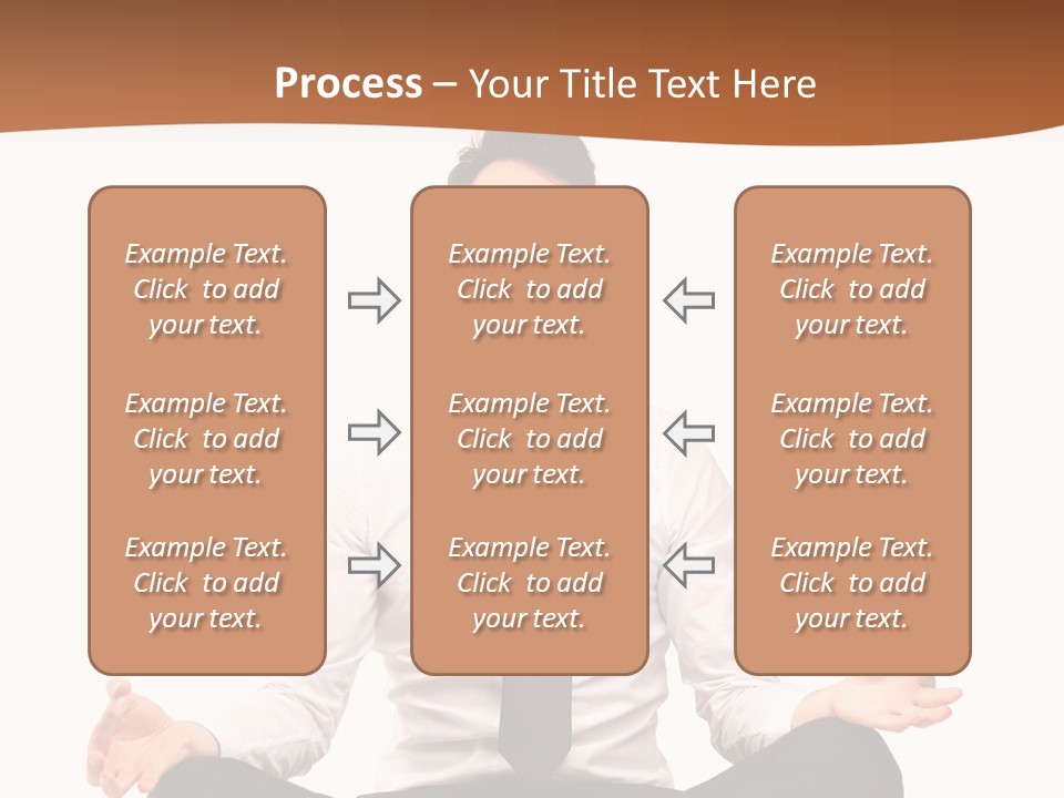 Relax Young Isolated PowerPoint Template
