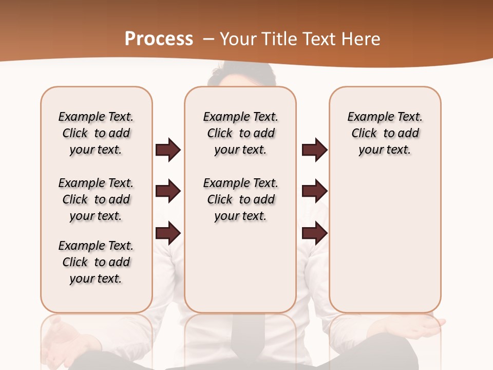 Relax Young Isolated PowerPoint Template