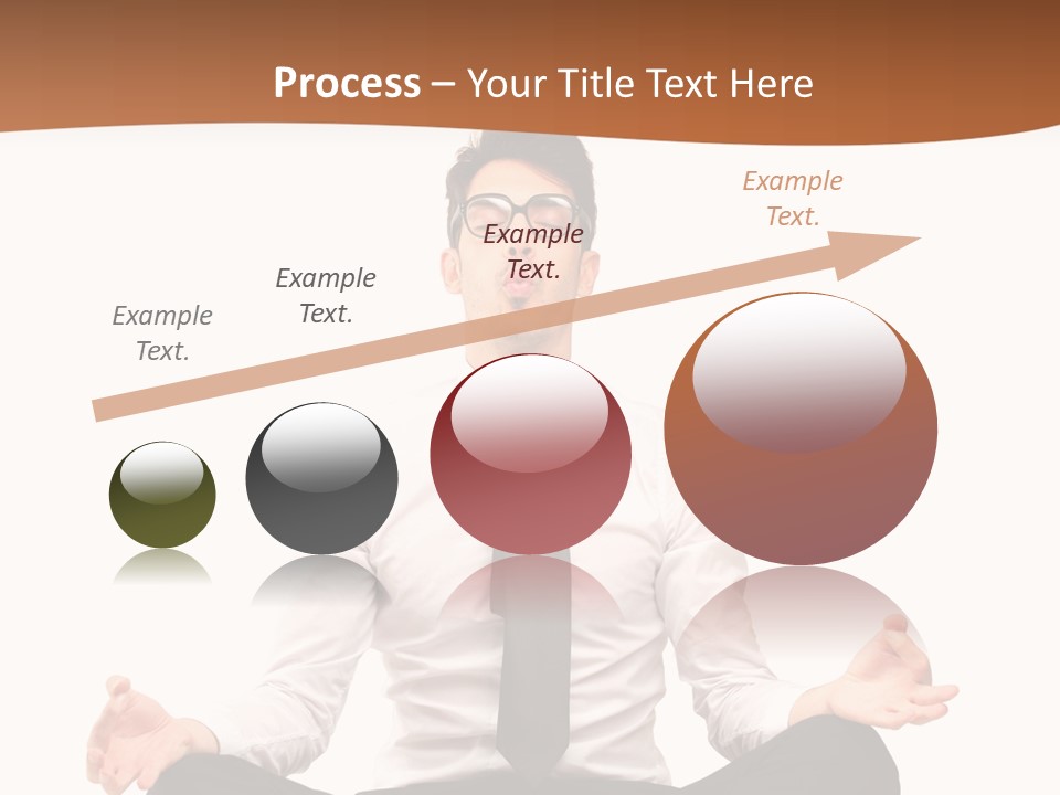 Relax Young Isolated PowerPoint Template