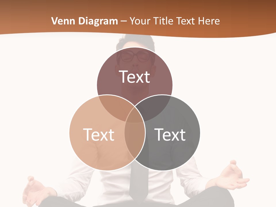 Relax Young Isolated PowerPoint Template