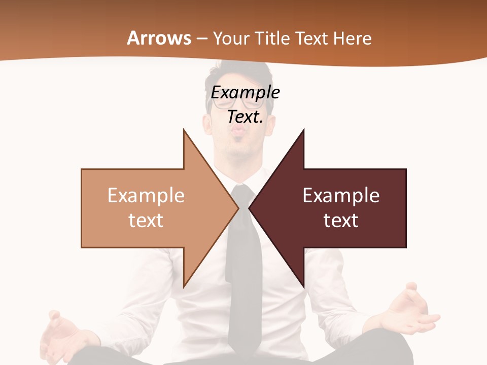 Relax Young Isolated PowerPoint Template