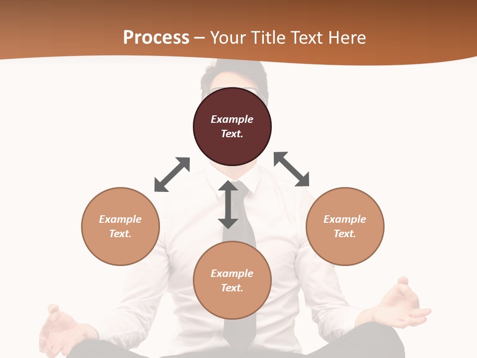 Relax Young Isolated PowerPoint Template