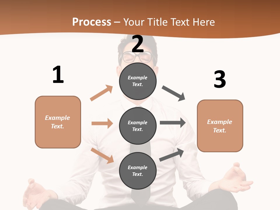 Relax Young Isolated PowerPoint Template