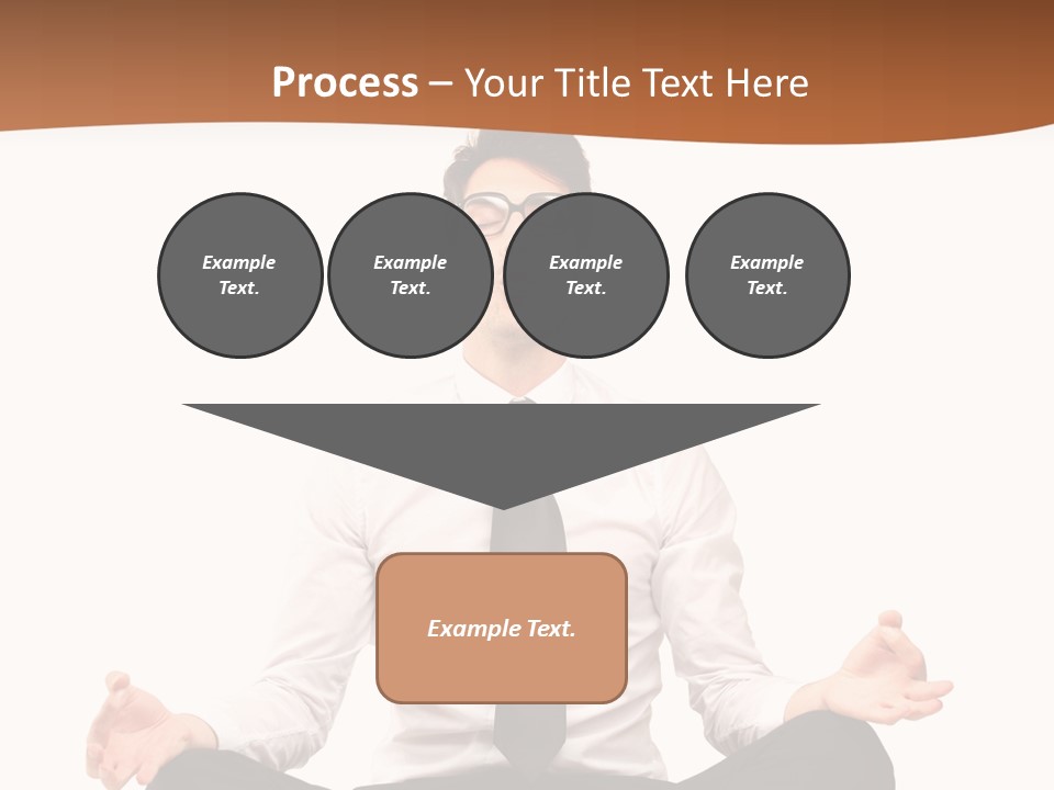 Relax Young Isolated PowerPoint Template