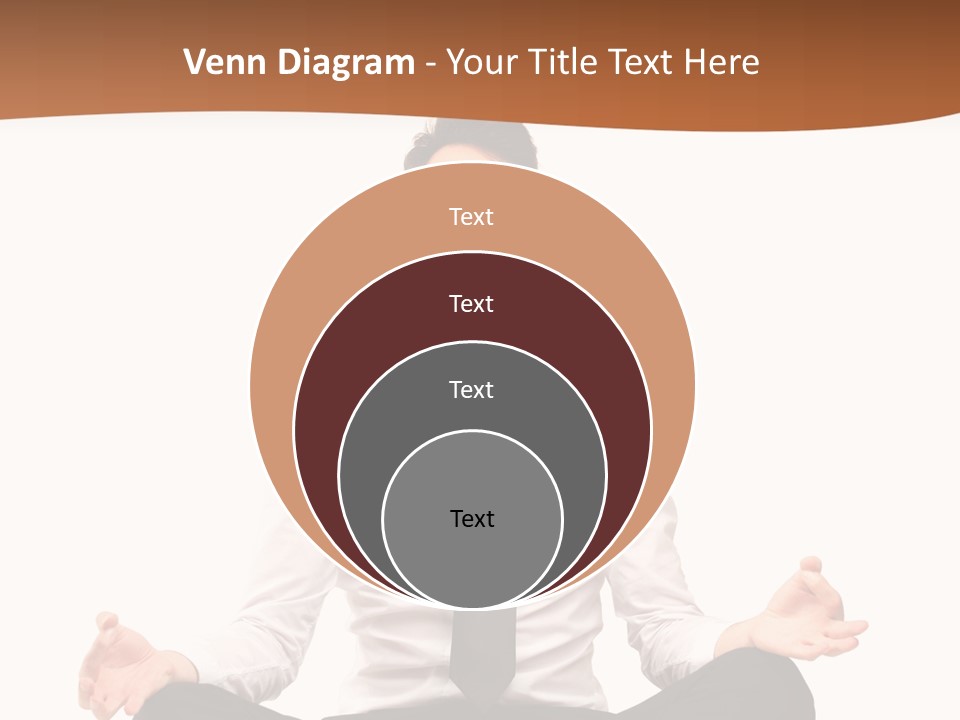 Relax Young Isolated PowerPoint Template