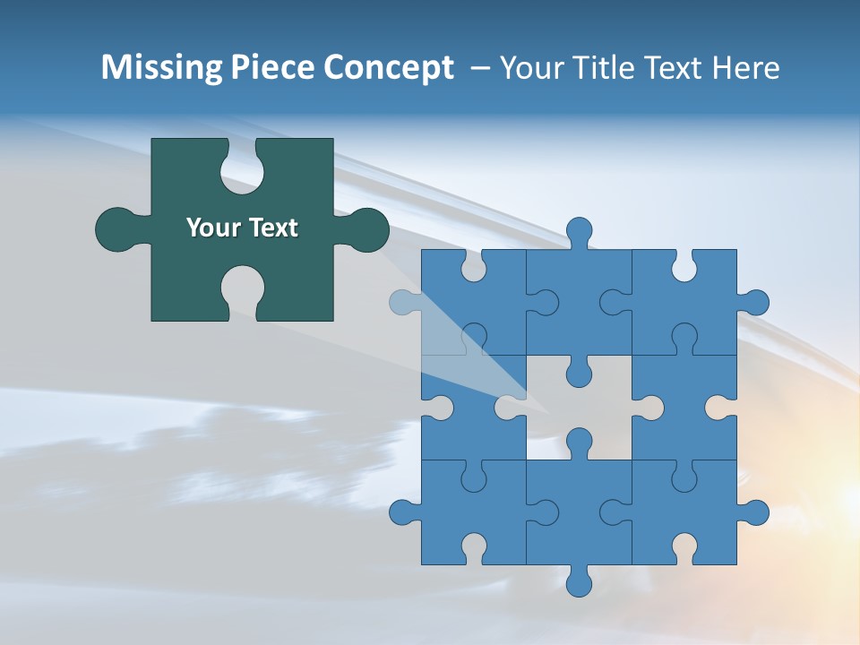 Blue Viaduct Transportation PowerPoint Template