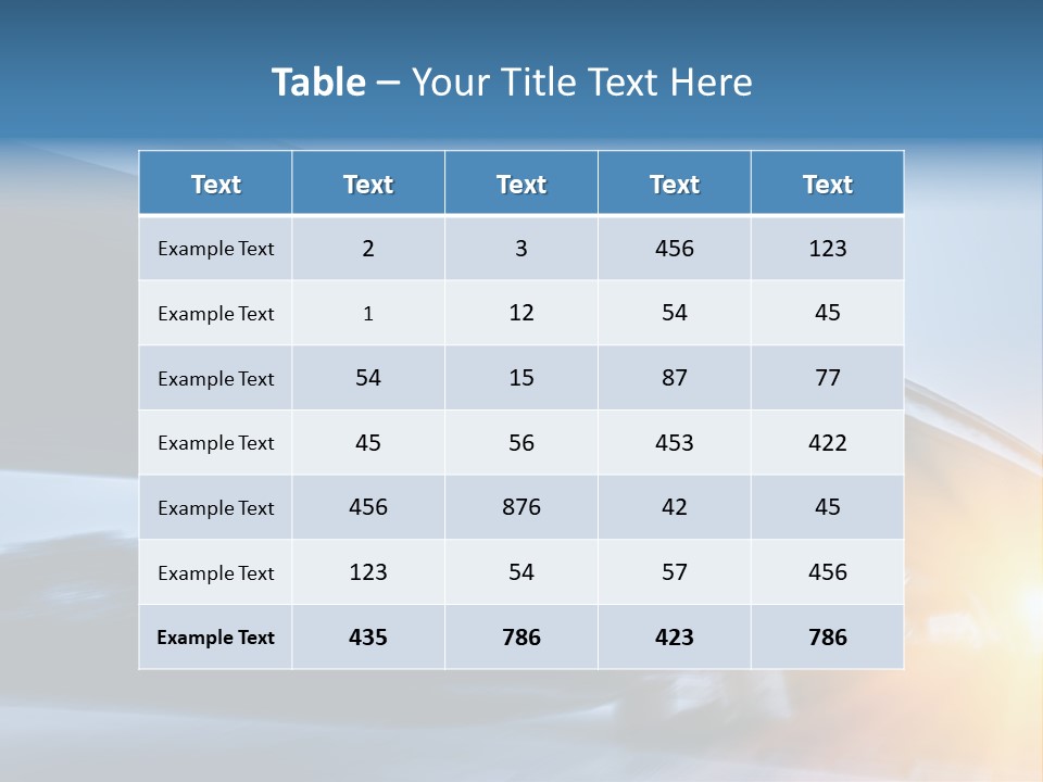 Blue Viaduct Transportation PowerPoint Template