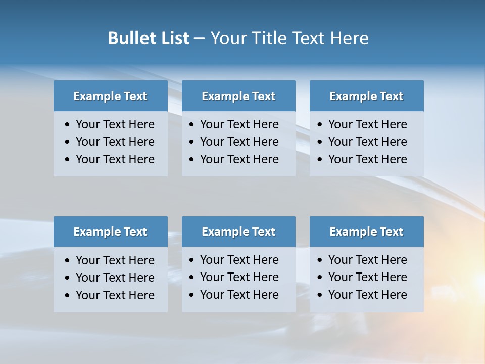 Blue Viaduct Transportation PowerPoint Template