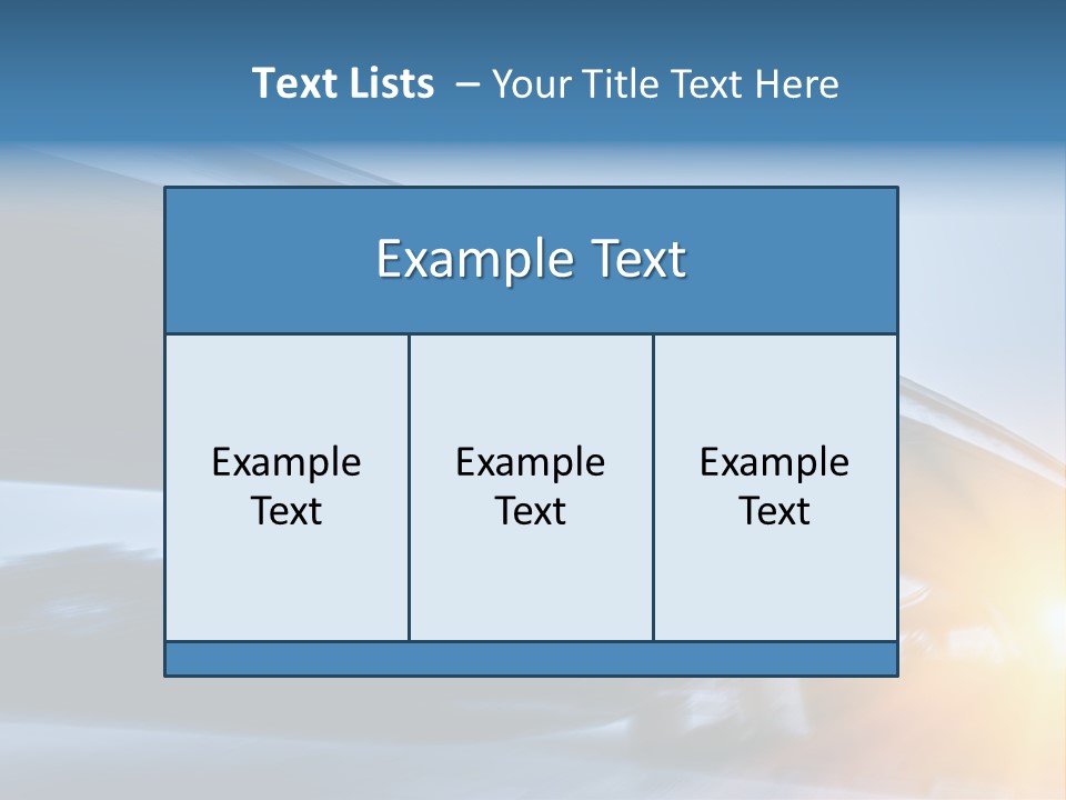 Blue Viaduct Transportation PowerPoint Template