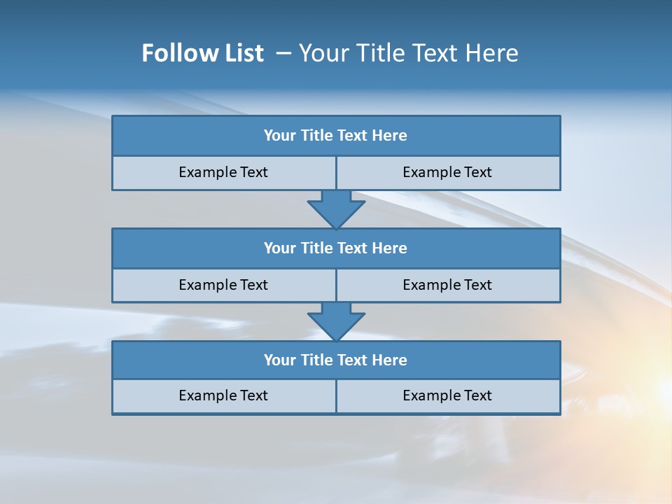 Blue Viaduct Transportation PowerPoint Template