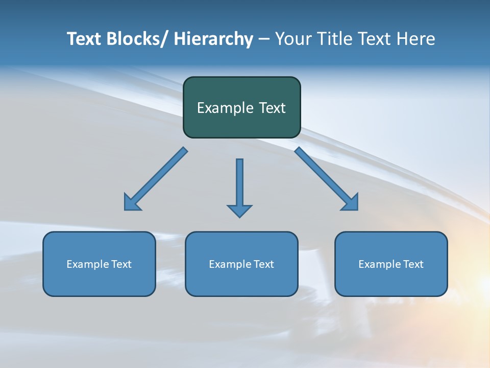 Blue Viaduct Transportation PowerPoint Template