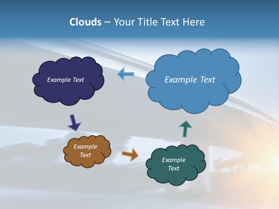 Blue Viaduct Transportation PowerPoint Template