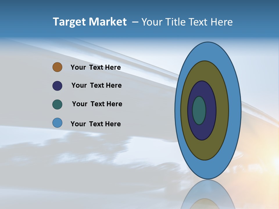 Blue Viaduct Transportation PowerPoint Template