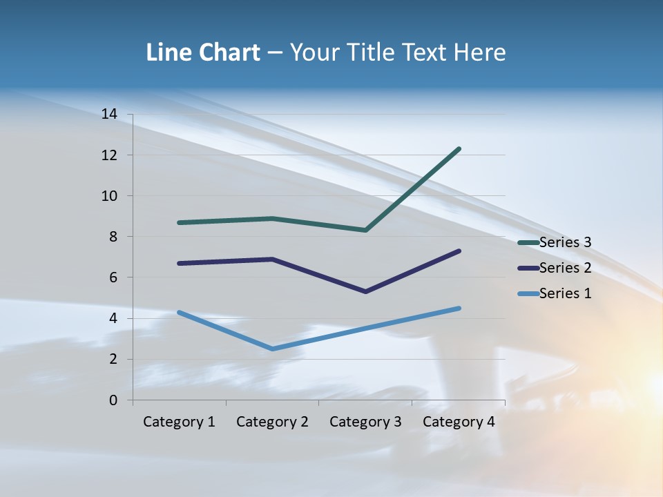 Blue Viaduct Transportation PowerPoint Template