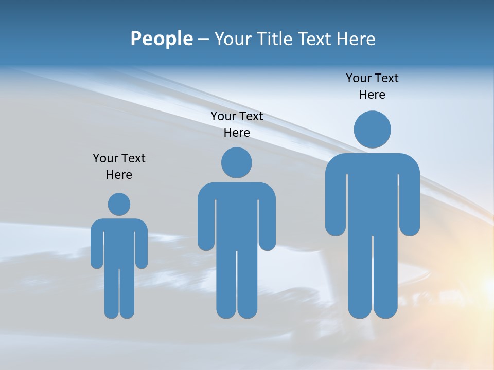 Blue Viaduct Transportation PowerPoint Template