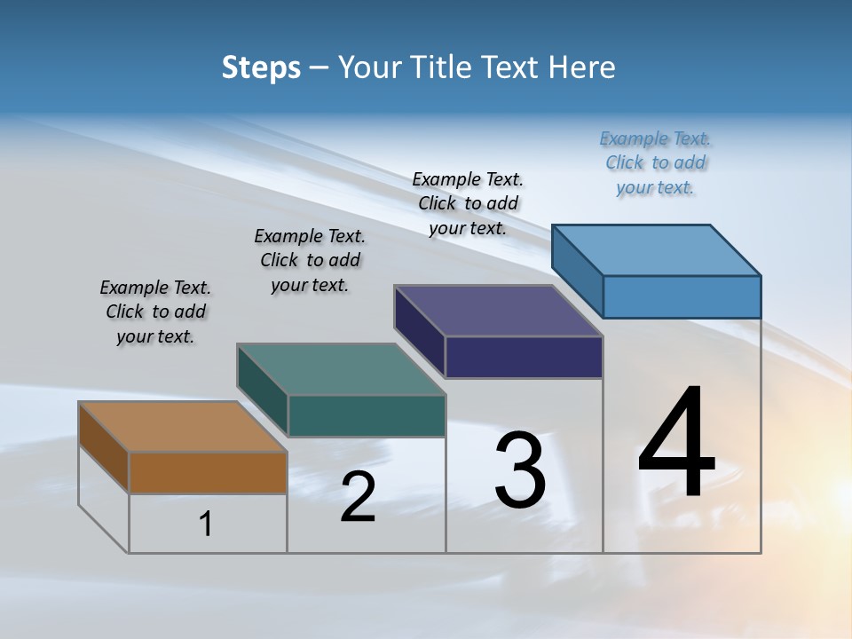 Blue Viaduct Transportation PowerPoint Template