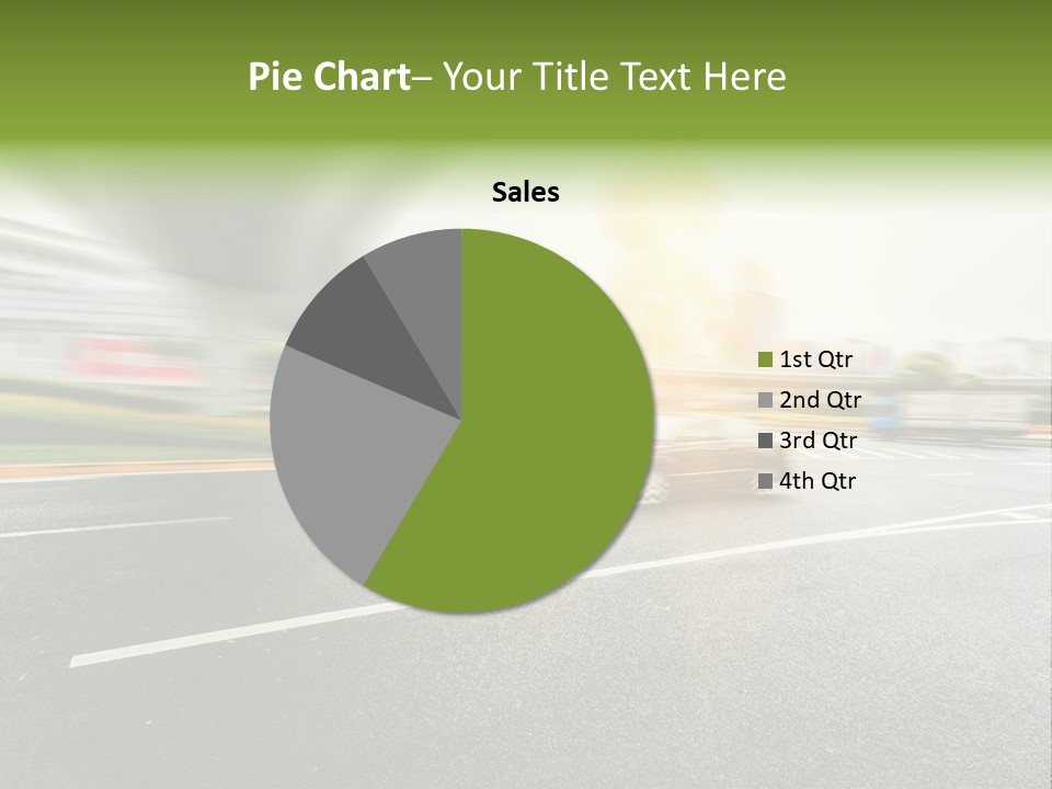 Viaduct Direction Busy PowerPoint Template