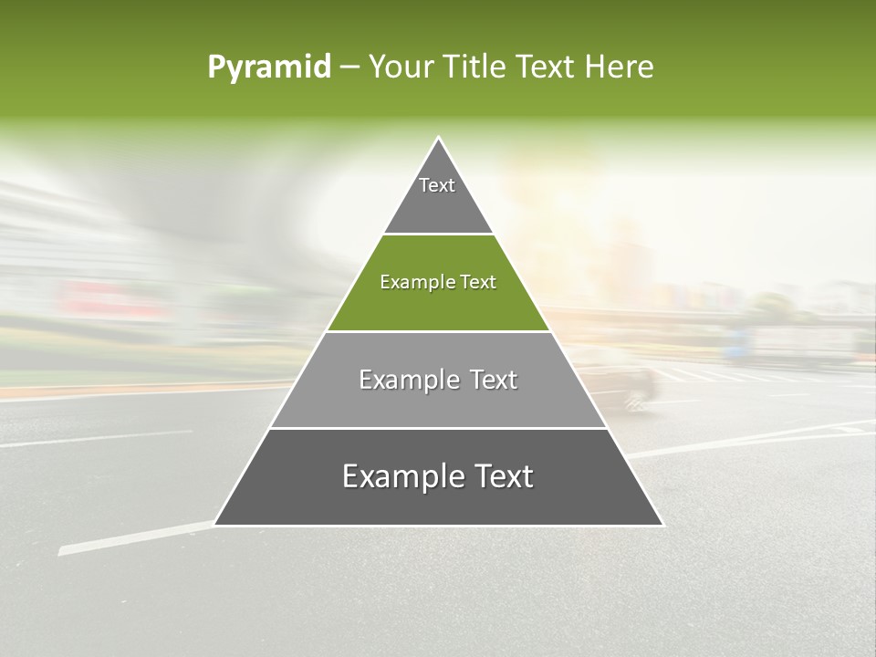 Viaduct Direction Busy PowerPoint Template