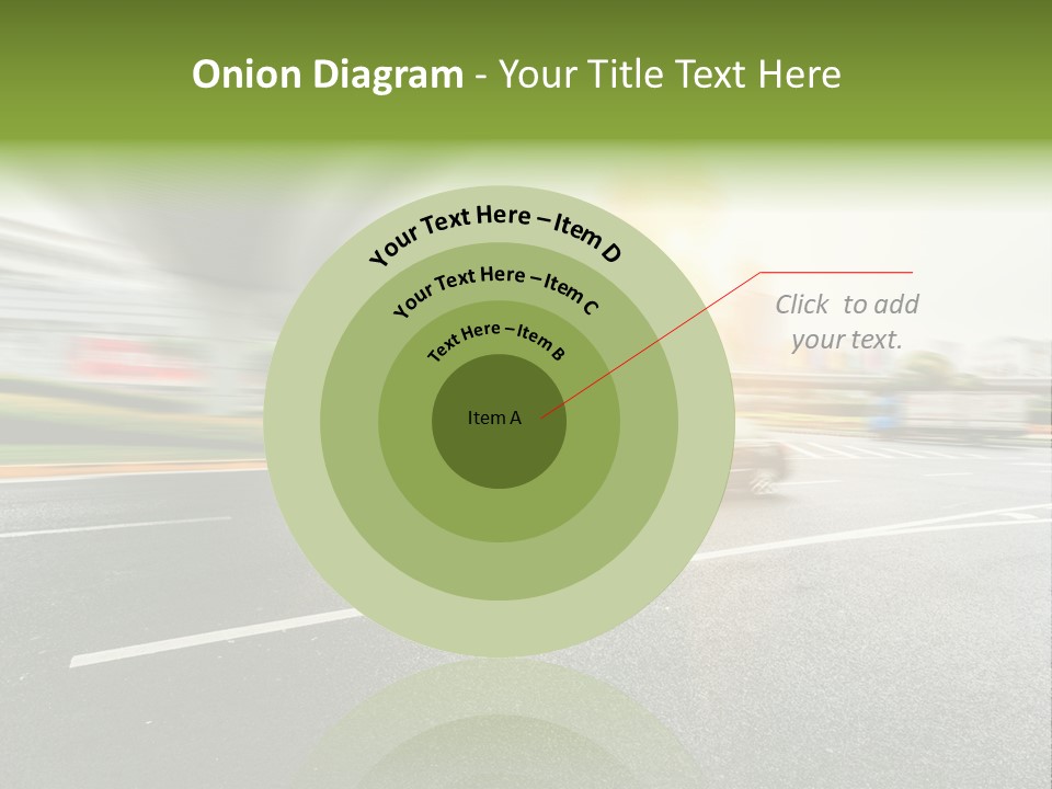 Viaduct Direction Busy PowerPoint Template