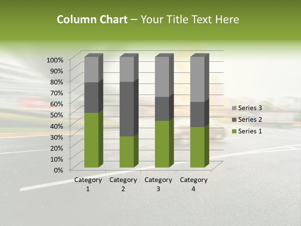Viaduct Direction Busy PowerPoint Template