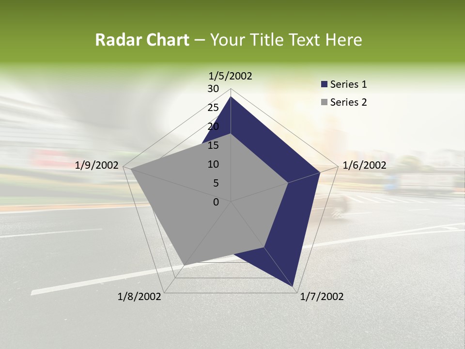 Viaduct Direction Busy PowerPoint Template
