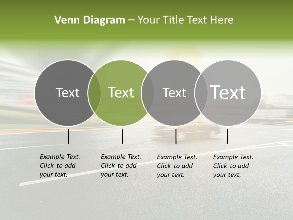 Viaduct Direction Busy PowerPoint Template