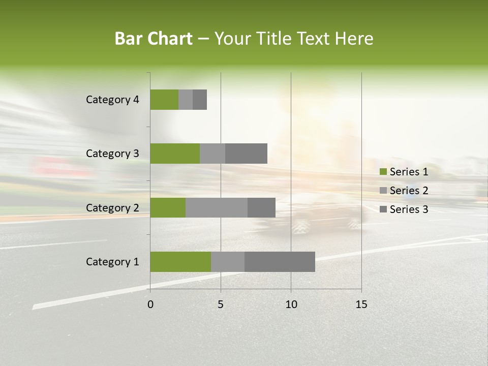 Viaduct Direction Busy PowerPoint Template