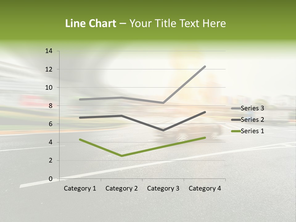 Viaduct Direction Busy PowerPoint Template