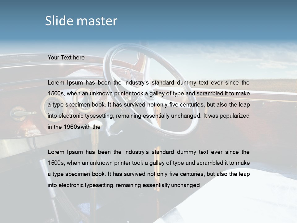 Design Old Shine PowerPoint Template