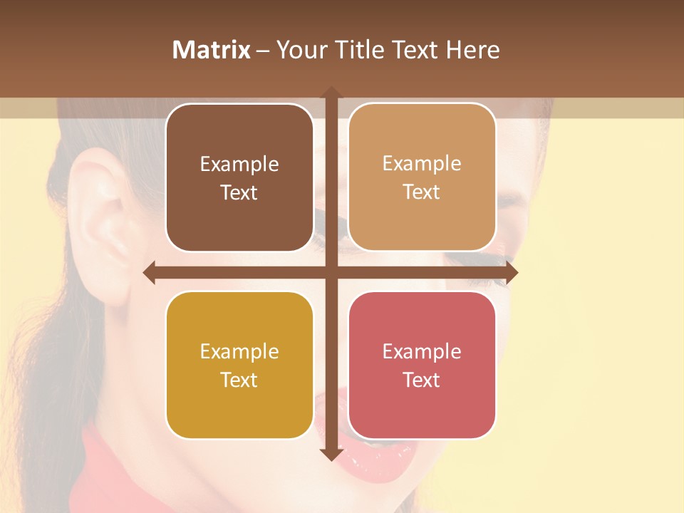 Fashion Background Yellow PowerPoint Template