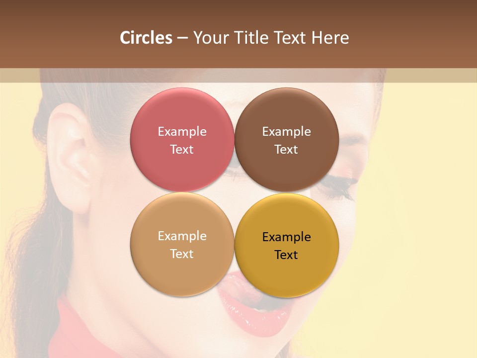 Fashion Background Yellow PowerPoint Template