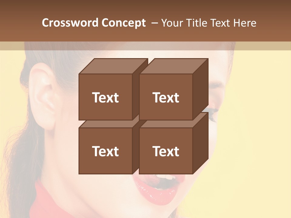 Fashion Background Yellow PowerPoint Template