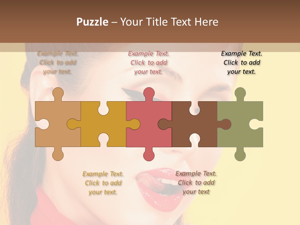 Fashion Background Yellow PowerPoint Template