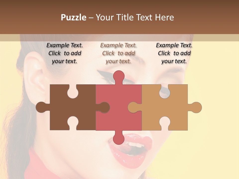 Fashion Background Yellow PowerPoint Template