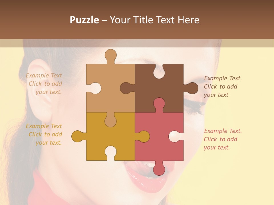 Fashion Background Yellow PowerPoint Template