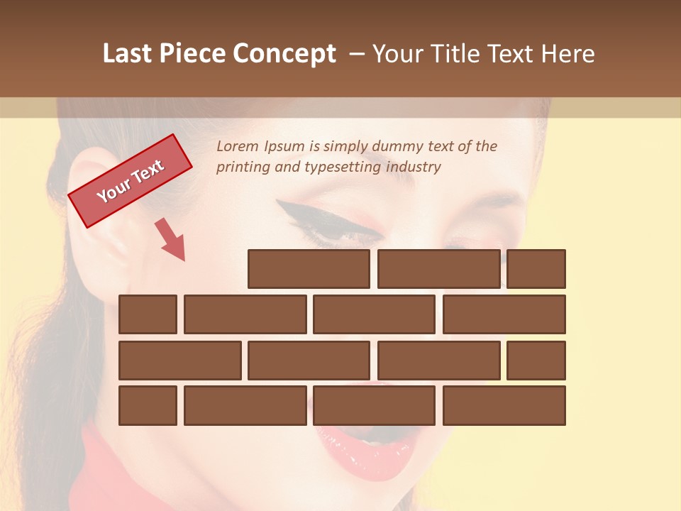 Fashion Background Yellow PowerPoint Template