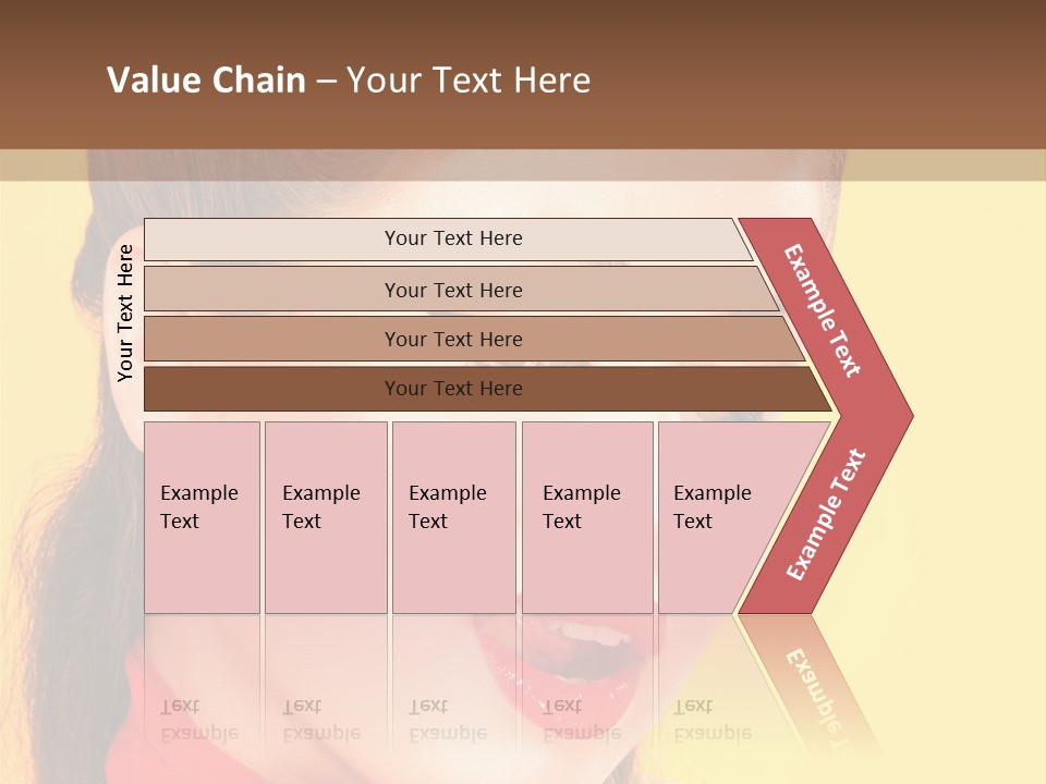 Fashion Background Yellow PowerPoint Template