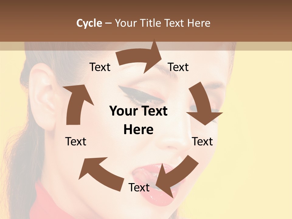 Fashion Background Yellow PowerPoint Template