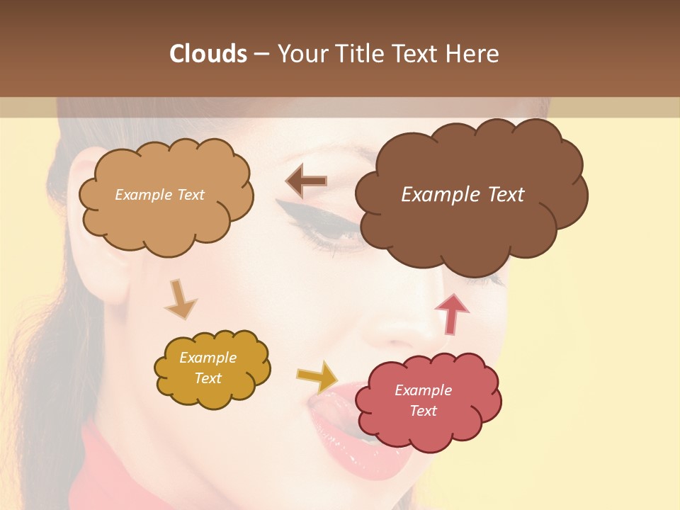 Fashion Background Yellow PowerPoint Template