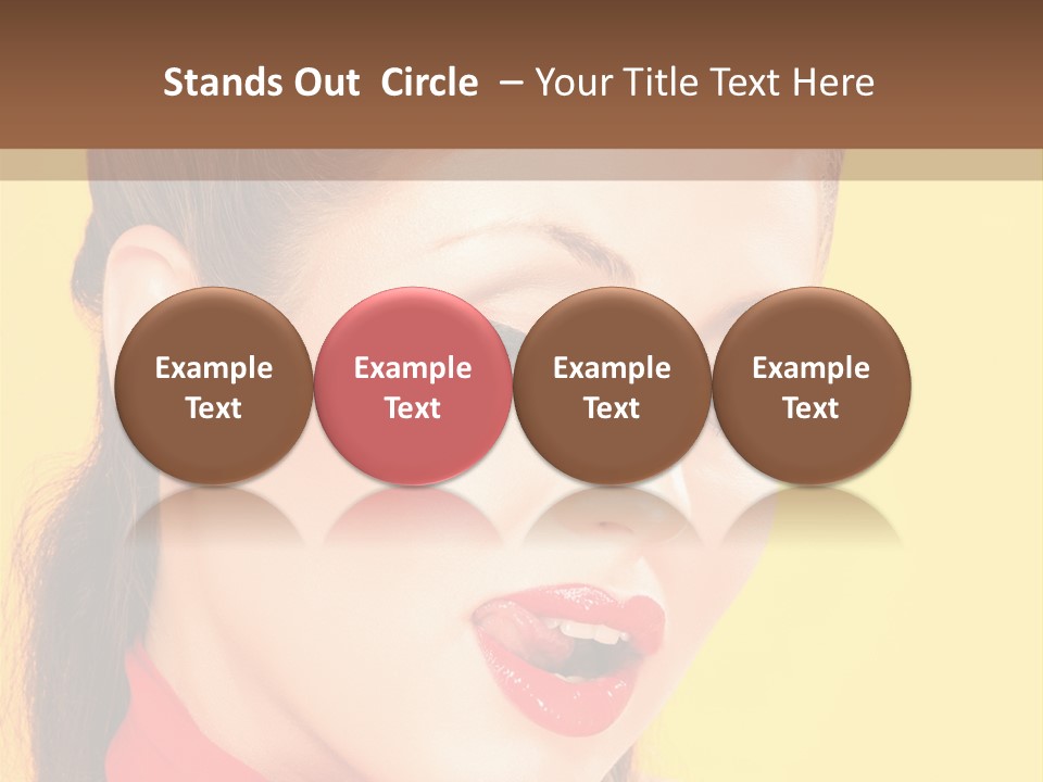 Fashion Background Yellow PowerPoint Template