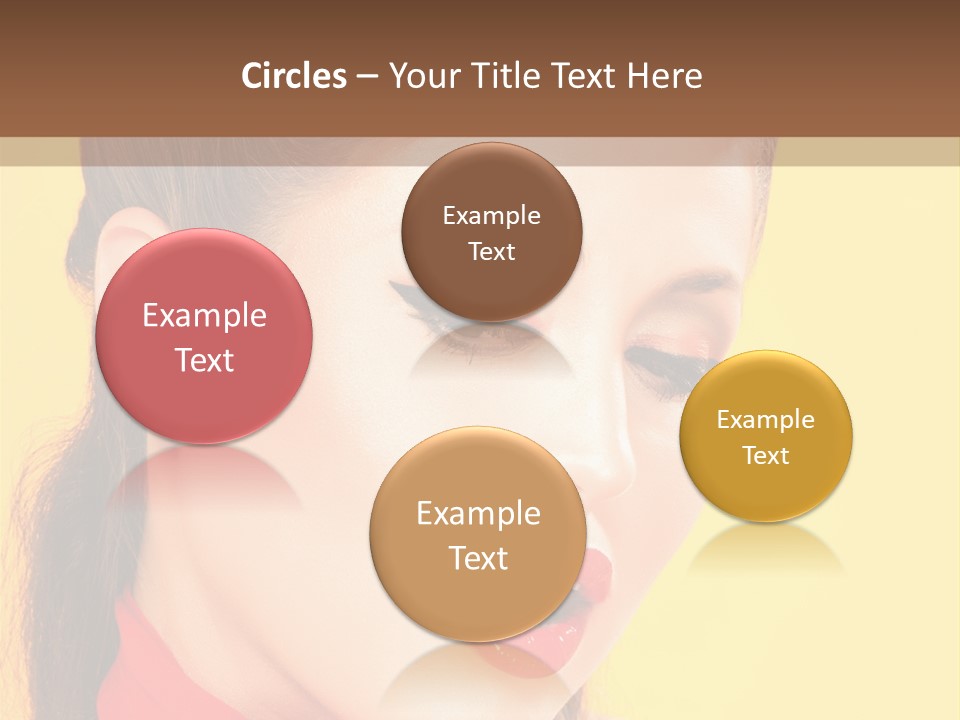 Fashion Background Yellow PowerPoint Template