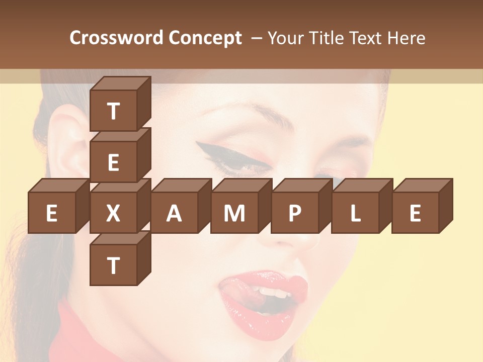 Fashion Background Yellow PowerPoint Template