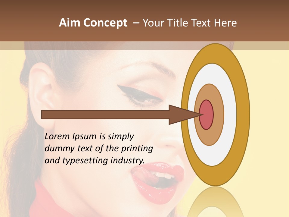 Fashion Background Yellow PowerPoint Template